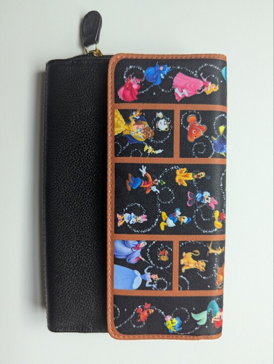 Disney Handbags - Disney Bradford Exchange Ultimate Magic Character Collage Trifold Wallet 2018